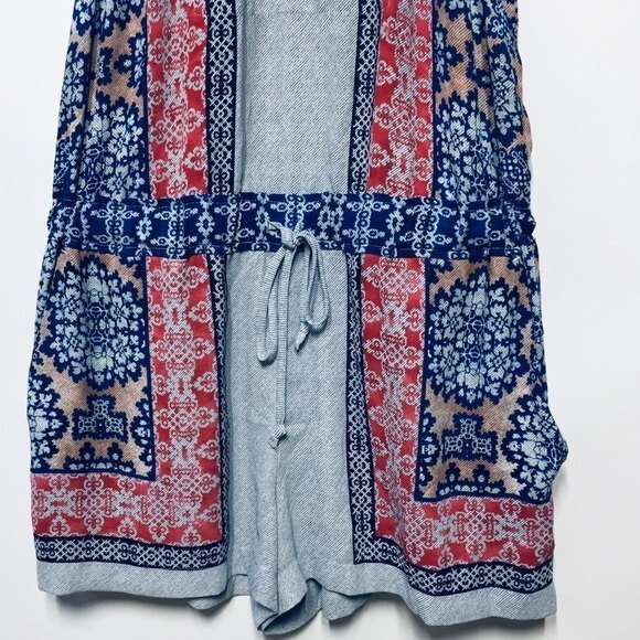 BCBGMAXAZRIA Tyra Print Georgette Romper XXS NWOT - Picture 5 of 11